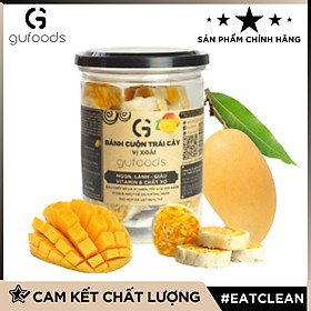 Bánh cuộn trái cây GUfoods - Chua ngọt tự nhiên, Giàu vitamin C, Ăn vặt healthy, Tốt cho sức khoẻ