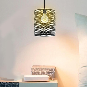Iron Hollow Lamp Shade Hanging Pendant Light Cover Housewarming Gift Durable
