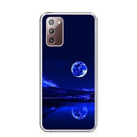 Ốp lưng dẻo cho điện thoại SAMSUNG GALAXY NOTE 20 - 0269 MOON02 - Hàng Chính Hãng