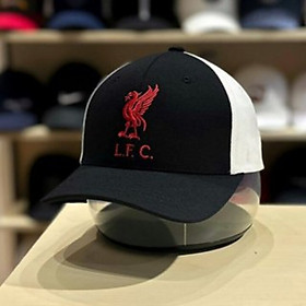 (Hàng VNXK) Nón kết, Mũ lưỡi trai Liverpool phối lưới vải Kaki đẹp Form chuẩn (Ảnh thật)