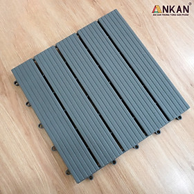 Mua Vỉ Nhựa Lót Sàn Ban Công - Thiết Kế Mới Với Khóa Tròn Để Kết Hợp Với Ván Sàn Gỗ Và Vỉ Cỏ Nhân Tạo Thương Hiệu ANKAN