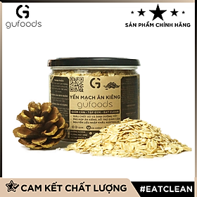 Yến mạch ăn kiêng cán mỏng GUfoods - Giàu chất xơ, Hỗ trợ giảm cân, Tập gym, Eat clean