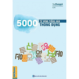 Sách 5.000 Từ Vựng Tiếng Hàn Thông Dụng - Tặng kèm bộ Bookmark.