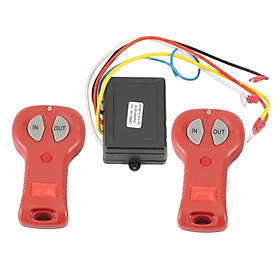 Winch Remote Control Set Automatic Winch Control Handset Switch 12V 24V Winch Remote Receiver for Car ATV SUV  Performance
