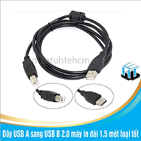 Mua Dây USB A sang USB B 2.0 máy in dài 1.5 mét loại tốt