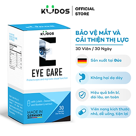 Viên Nang Thực phẩm bảo vệ sức khỏe KUDOS EYE CARE (Hộp 30 Viên)