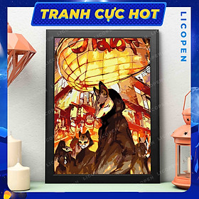 Mua Tranh Mặt Nạ Cáo Kitsune - MS449