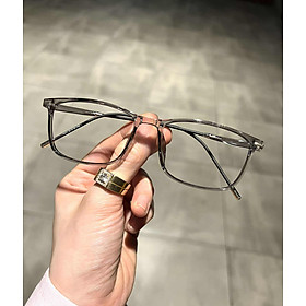 Kính mắt chữ nhật dáng basic chất liệu nhẹ cao cấp cho nam nữ