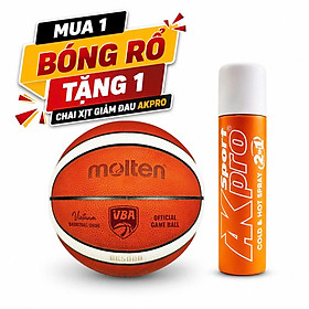 Bóng rổ Molten BG5000 - VBA Da thật - Bóng thi đấu chính thức hệ thống FIBA