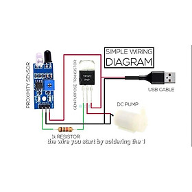 COMBO Mạch rửa tay tự động mini