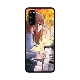 Ốp Lưng Dành Cho Samsung Galaxy S20 mẫu Nàng Đánh Đàn Piano - Hàng Chính Hãng