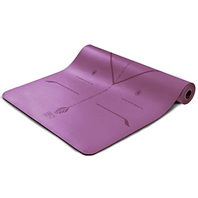 Thảm Tập Yoga Austrian Bằng Cao Su Tự Nhiên Chống Trượt Và Chống Ẩm Kèm Túi Đựng (183x68CM) (Dày 5mm)
