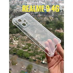 Ốp Lưng cho Realme 9 4G, Realme 9 Pro+ Dẻo Trong Suốt Chống Sốc 4 góc, khoét mắt Bảo Vệ Camera