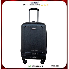 Vali cao cấp Macsim Smooire MSSM205 cỡ 20 inch màu Black, Gold - Hàng loại 1