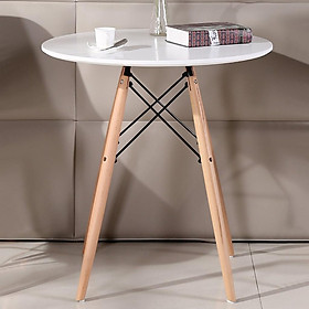 Mua Bàn tròn gỗ eames đường kính 80cm  4 chân