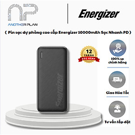 Mua   Hàng Chính Hãng   Pin sạc dự phòng cao cấp Energizer UE10055PQBK 10000mAh - Sạc Nhanh PD - BH 12 tháng