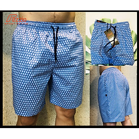 Siêu sale quần short nam đi biển chất cotton 100% mềm mát co giãn thương hiệu Fezzio