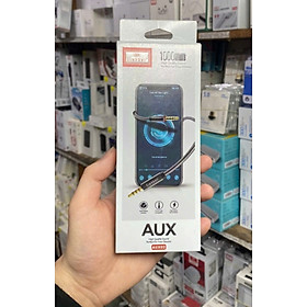 Mua Cáp âm thanh 2 đầu 3.5mm 1m dây dù hỗ trợ Mic live stream (1m) - Hàng Chính hãng