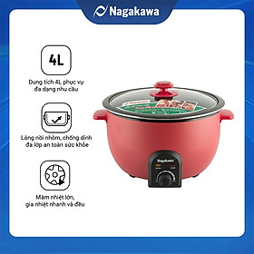 Mua Lẩu Điện Nagakawa NAG1902 (4.0 Lít) - Hàng Chính Hãng