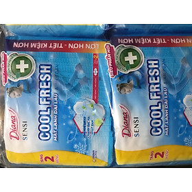 Gói Lớn 20 Miếng | Mỗi Gói Tặng Thêm 2 Miếng - Combo 2 Gói Băng vệ sinh Diana Sensi Cool Fresh Siêu mỏng cánh 20 miếng - Date luôn mới