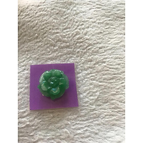 MẶT TRANG SỨC NỮ HÌNH HOA MẪU ĐƠN ĐÁ CẨM THẠCH TỰ NHIÊN ĐẸP 18mm dầy 5mm LÀM MẶT DÂY CHUYỀN HAY NHẪN