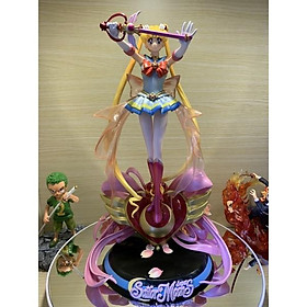 Mô hình Thủy Thủ Mặt Trăng Sailor Moon GK Led 35cm - Mô hình trang trí quà tặng