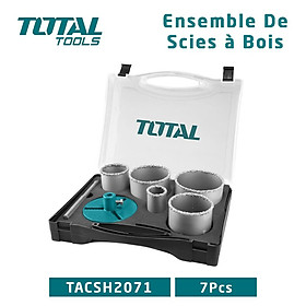 BỘ MŨI KHOÉT LỖ KIẾNG (CACBUA) 7 CHI TIẾT TOTAL TACSH2071