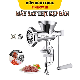 Mua Máy Xay Thịt Bằng Tay Đế Kẹp Bàn - Cối Xay Thịt Quay Tay Đa Năng Không Gỉ  Nhỏ Gọn  Tiện Dụng