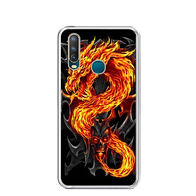 Ốp lưng dẻo cho điện thoại Vivo U10 - 0218 FIREDRAGON - Hàng Chính Hãng