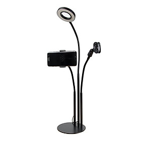 Mua Bộ dụng cụ Livestream có đèn Led  chân đế kẹp Mic cao cấp