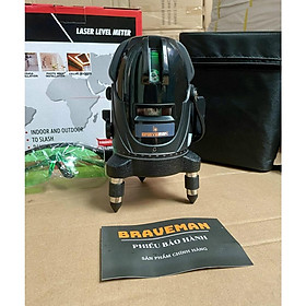 Mua Máy bắn cốt / cân mực / cân bằng laser 5 tia xanh Braveman - Remote - Pin cắm sạc (BH 6 tháng)