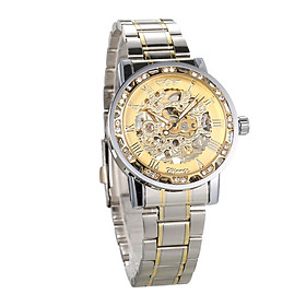 Đồng hồ nam WINNER thời trang màn hình kim cương phát sáng sang trọng đơn giản -Size Loại 3