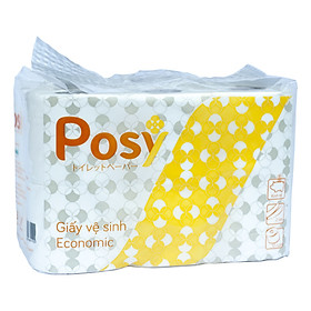 Giấy Vệ Sinh Posy Economic Mới 2 Lớp 12 Cuộn