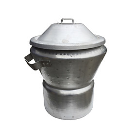 Nồi chõ nấu đồ xôi, hấp cách thủy nhôm đúc đa năng TL nhiều kích cỡ.