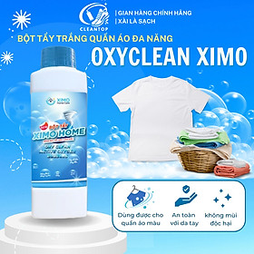 Bột Tẩy Đa Năng Ximo OxiClean,Thuốc Tẩy Sạch Vết Bẩn,Vết Ố Vàng Quần Áo Trắng, Quần Áo Màu CLEANTOP