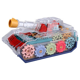 Transparent Music Car Early Learning with Sound and Light for Boys and Girls