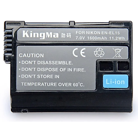 Pin sạc Kingma Ver 3 cho Nikon EN-EL15 (Sạc Type C siêu nhanh), Hàng chính hãng