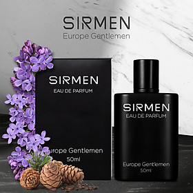 Chai - 50ml Nước hoa nam SIRMEN Eau de Parfum Châu Âu Europe Gentlemen cao cấp chai 50ml thơm tự nhiên sang trọng