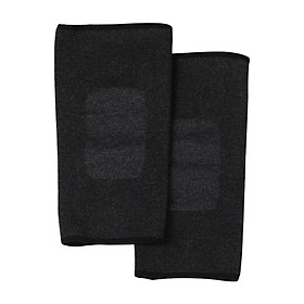 1 Pair Knee Support Brace Thermal Knee Protector For Squats Workouts Black