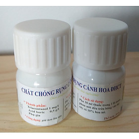 Hình ảnh Combo 2 chai chống rụng cánh hoa chuyên dùng cho hoa mai, phong lan, hoa giấy - chai 20 ml