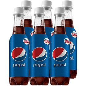 Lốc 6 Chai Nước Ngọt Có Gas Pepsi (330ml/ Chai)
