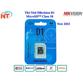 Mua Thẻ Nhớ Camera Hikvision 64Gb Class 10 ( Chuyên dùng cho Camera IP ) - Hàng Chính hãng