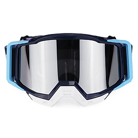 Motorcycle Goggles Motocross Skiing Racing ATV MX Dirt Bike Off Road Eyewear Light Blue T815-191
