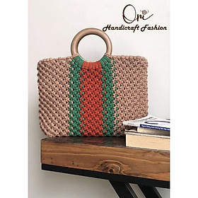 Mua Túi Xách Quai Gỗ Macrame