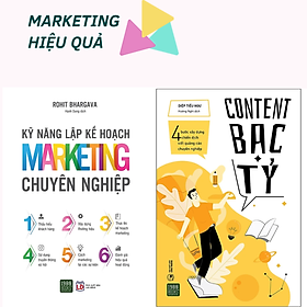 Combo 2Q Sách Về Chiến Lược Marketing, Giúp Bạn Giữ Chân Khách Hàng - 1980 Books : Kỹ Năng Lập Kế Hoạch Marketing Chuyên Nghiệp + Content Bạc Tỷ