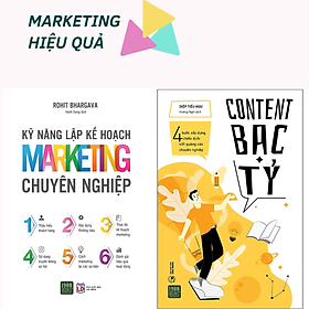 Combo 2Q Sách  Về Chiến Lược Marketing, Giúp Bạn Giữ Chân Khách Hàng - 1980 Books : Kỹ Năng Lập Kế Hoạch Marketing Chuyên Nghiệp + Content Bạc Tỷ