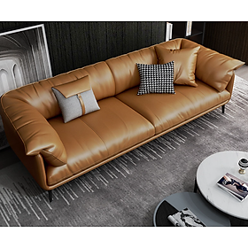 Sofa băng tay bọc da cao cấp Tundo HDCT-10