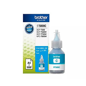 Mực In Brother BT5000C Ink Cho DCP-T300/T700W/MFC-T800W (Xanh lục) - Hàng Chính Hãng