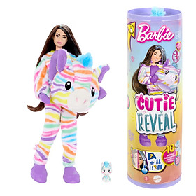 Đồ Chơi Búp Bê Barbie Cutie Reveal - Zebra BARBIE HRK39