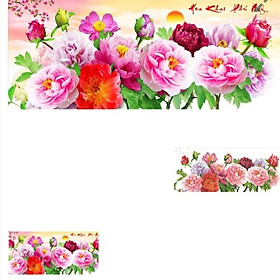 Mua Tranh đính đá Hoa Mẫu Đơn Vs362 (120x53) chưa đính